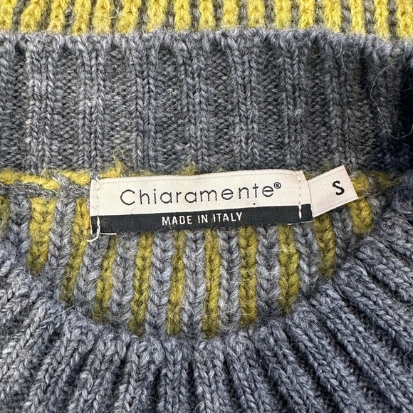 Chiaramente Made in Italy Wool Blend Striped Sweater Women’s Size Small - Picture 6 of 7
